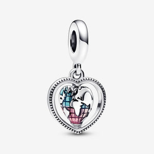 Pandora Family Spinning Heart Globe Dangle Charm - Fifth Avenue Jewellers