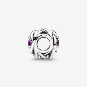 Pandora February Purple Eternity Circle Charm - Fifth Avenue Jewellers