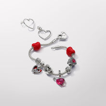 Load image into Gallery viewer, Pandora Front-facing Heart Stud Earrings - Fifth Avenue Jewellers
