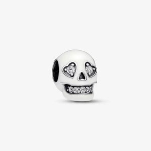 Pandora Glow-in-the-dark Sparkling Skull Charm - Fifth Avenue Jewellers