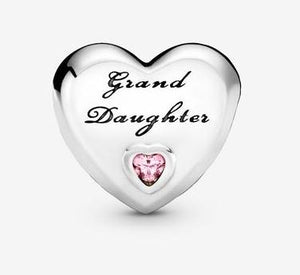 Pandora Granddaughter Heart Charm - Fifth Avenue Jewellers