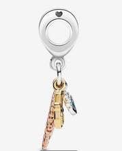 Load image into Gallery viewer, Pandora Hamsa, All-Seeing Eye and Feather Dangle Charm - Fifth Avenue Jewellers
