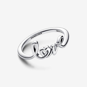 Pandora Handwritten Love Ring - Fifth Avenue Jewellers