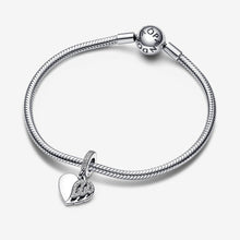 Load image into Gallery viewer, Pandora Heart &amp; Angel Dangle Charm - Fifth Avenue Jewellers
