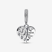 Load image into Gallery viewer, Pandora Heart &amp; Angel Dangle Charm - Fifth Avenue Jewellers
