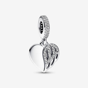 Pandora Heart & Angel Dangle Charm - Fifth Avenue Jewellers