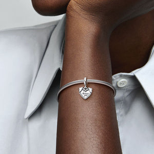 Pandora Heart & Dog Double Dangle Charm - Fifth Avenue Jewellers
