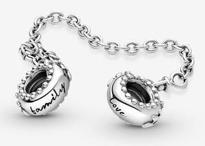 Pandora Heart Family Tree Safety Chain - Fifth Avenue Jewellers