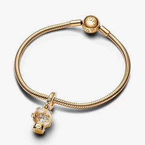 Pandora Heart Snowflake Snow Globe Dangle Charm - Fifth Avenue Jewellers