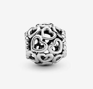 Pandora Hearts All Over Charm - Fifth Avenue Jewellers