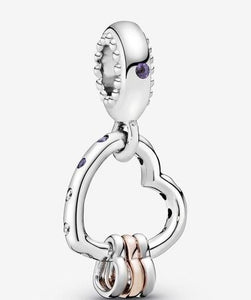 Pandora Hearts Highlight Dangle Charm - Fifth Avenue Jewellers