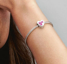 Load image into Gallery viewer, Pandora Hope Pink Ribbon Charm - Fifth Avenue Jewellers
