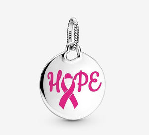 Pandora Hope Pink Ribbon Pendant - Fifth Avenue Jewellers