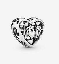 Load image into Gallery viewer, Pandora I Love You Mom Heart Charm - Fifth Avenue Jewellers

