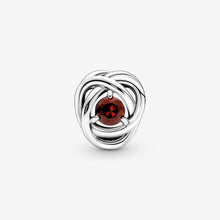 Load image into Gallery viewer, Pandora January Red Eternity Circle Charm - Fifth Avenue Jewellers
