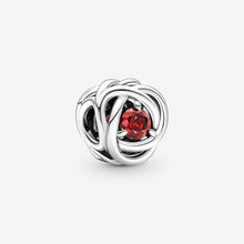 Load image into Gallery viewer, Pandora July True Red Eternity Circle Charm - Fifth Avenue Jewellers

