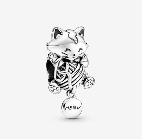 Pandora Kitten & Yarn Ball Charm - Fifth Avenue Jewellers