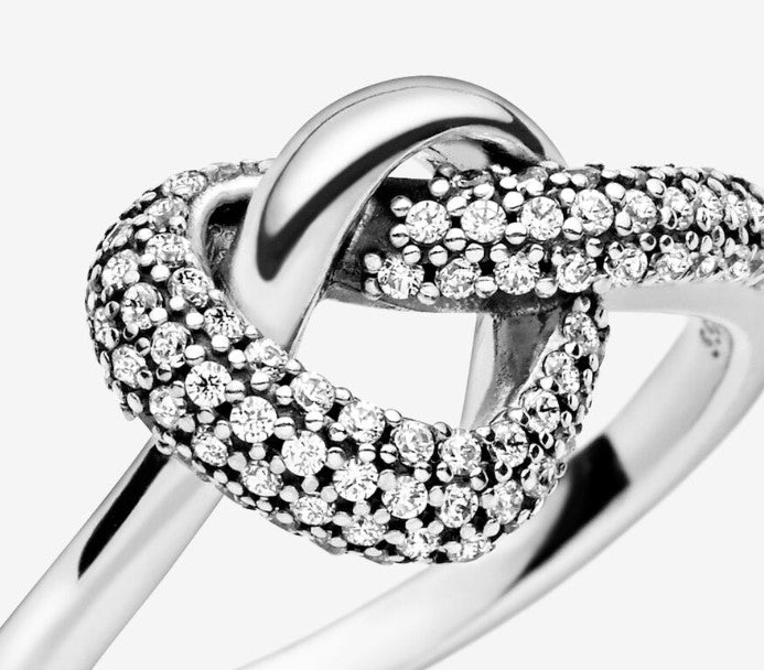 Heart knot 2024 ring pandora