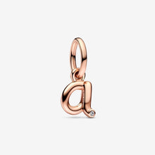 Load image into Gallery viewer, Pandora Letter A Script Alphabet Dangle Charm - Fifth Avenue Jewellers
