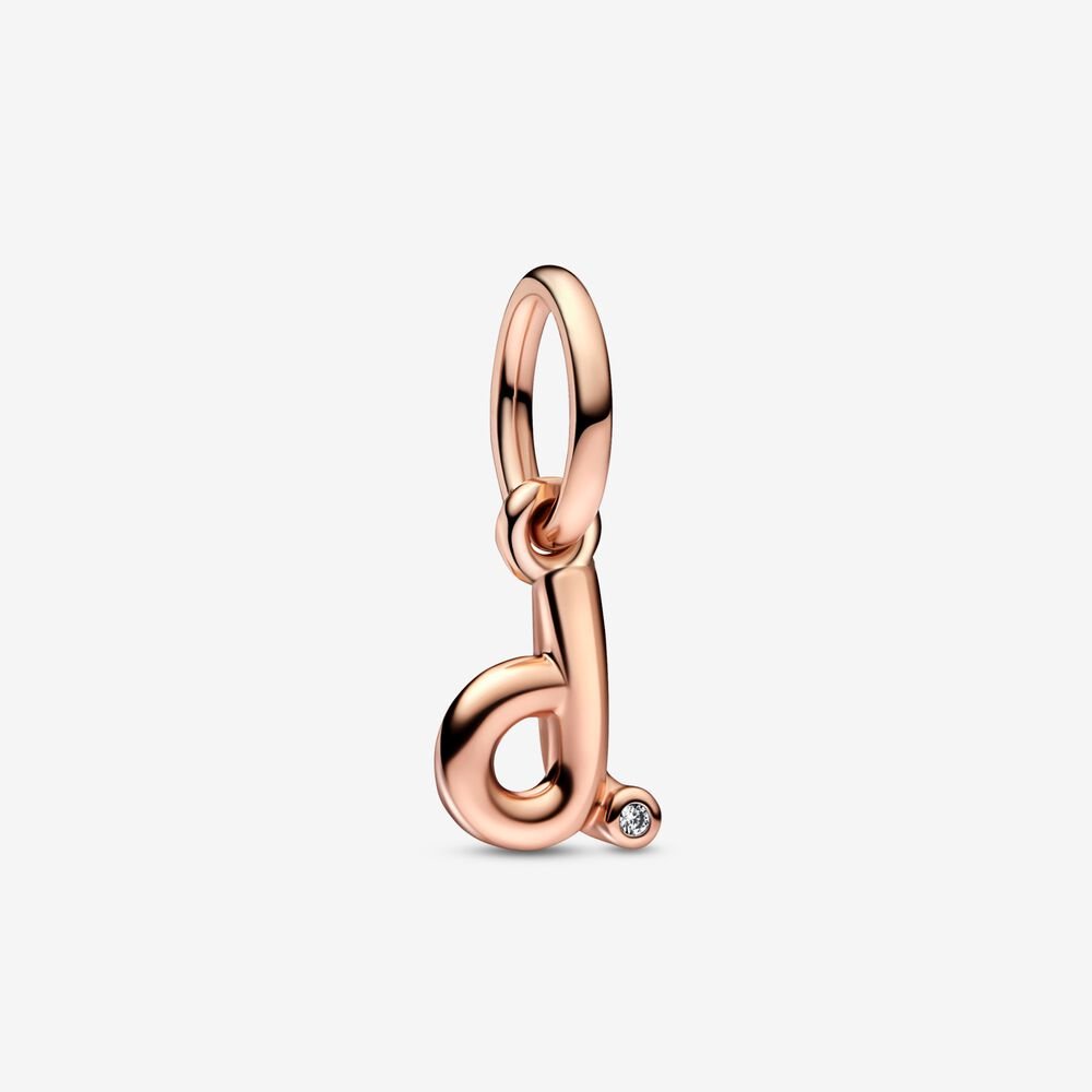 Pandora Letter D Script Alphabet Dangle Charm - Fifth Avenue Jewellers