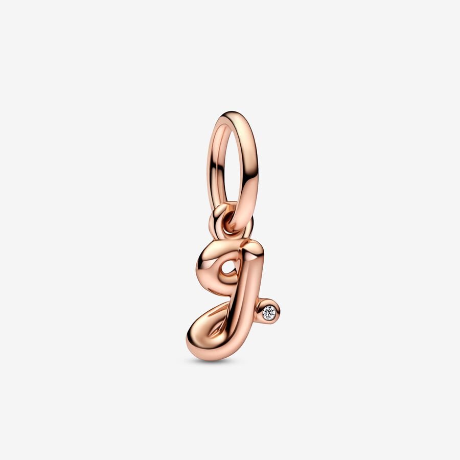 Pandora Letter g Script Alphabet Dangle Charm - Fifth Avenue Jewellers