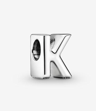 Pandora Letter K Alphabet Charm - Fifth Avenue Jewellers