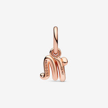 Load image into Gallery viewer, Pandora Letter M Script Alphabet Dangle Charm - Fifth Avenue Jewellers
