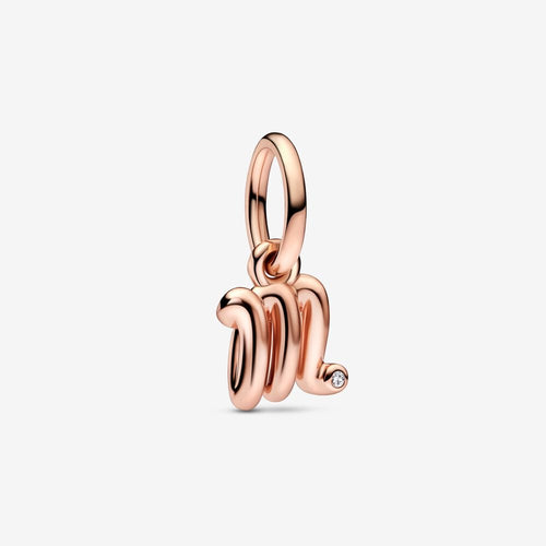 Pandora Letter M Script Alphabet Dangle Charm - Fifth Avenue Jewellers