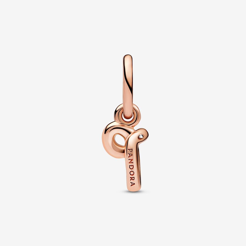 Pandora Script Pandora Letter P Script Alphabet Dangle Charm – Fifth Avenue Jewellers