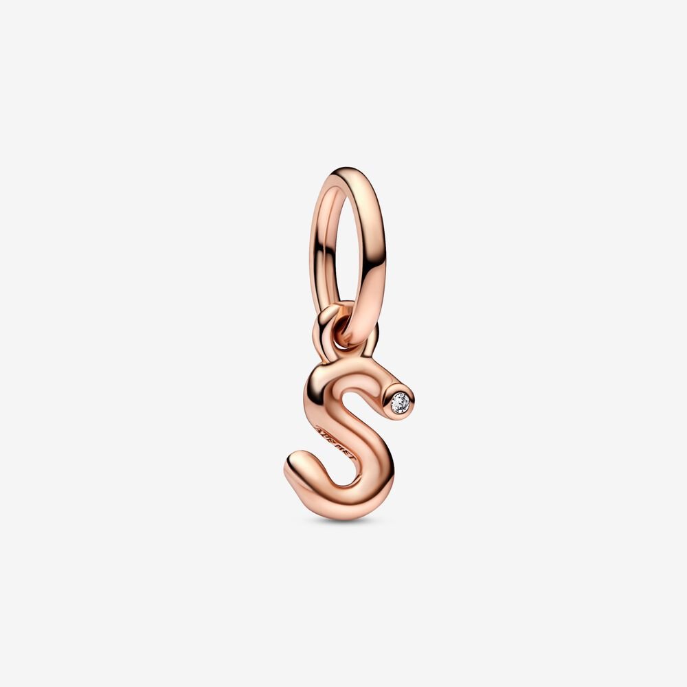 Pandora Letter S Script Alphabet Dangle Charm - Fifth Avenue Jewellers