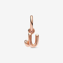 Load image into Gallery viewer, Pandora Letter U Script Alphabet Dangle Charm - Fifth Avenue Jewellers
