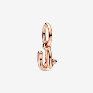Pandora Letter U Script Alphabet Dangle Charm - Fifth Avenue Jewellers