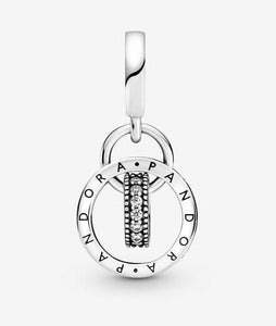 Pandora Logo Circles Dangle Charm - Fifth Avenue Jewellers
