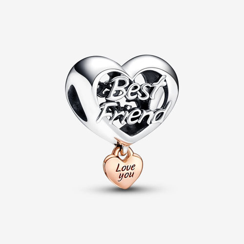 Pandora Love You Best Friend Heart Charm - Fifth Avenue Jewellers