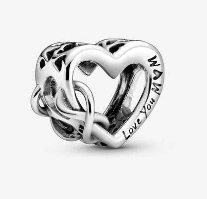 Pandora Love You Mom Infinity Heart Charm - Fifth Avenue Jewellers