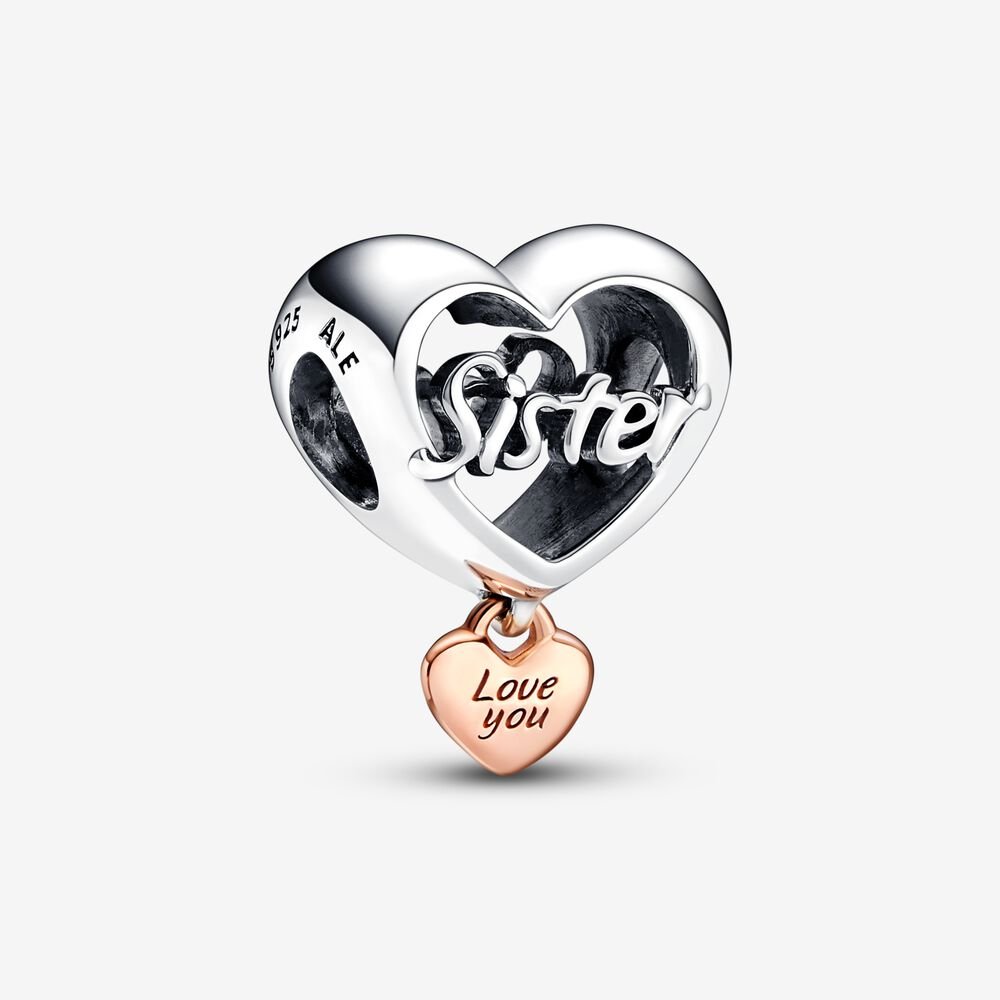 Pandora Love You Sister Heart Charm – Fifth Avenue Jewellers