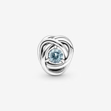Load image into Gallery viewer, Pandora March Sea Aqua Blue Eternity Circle Charm - Fifth Avenue Jewellers
