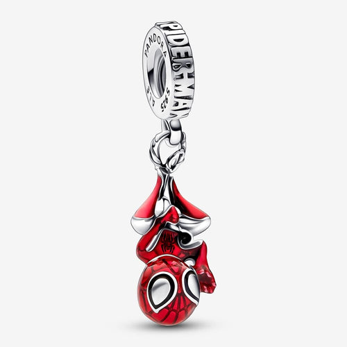 Pandora Marvel Hanging Spider-Man Dangle Charm - Fifth Avenue Jewellers