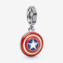 Load image into Gallery viewer, Pandora Marvel The Avengers Captain America Shield Dangle Charm - Fifth Avenue Jewellers
