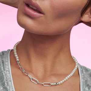 Pandora Me Freshwater Cultured Pearl Necklace - Fifth Avenue Jewellers