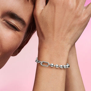 Pandora ME Metal Bead & Link Chain Bracelet - Fifth Avenue Jewellers