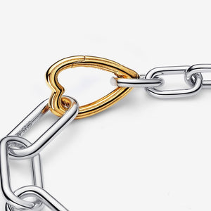 Pandora ME Two-tone Heart Link Chain Bracelet - Fifth Avenue Jewellers