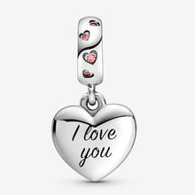 Load image into Gallery viewer, Pandora Mom Script Heart Dangle Charm - Fifth Avenue Jewellers
