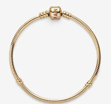 Load image into Gallery viewer, Pandora Moments 14K Gold Snake Chain Bracelet - Fifth Avenue Jewellers
