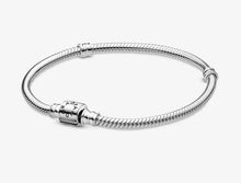 Load image into Gallery viewer, Pandora Moments Barrel Clasp Snake Chain Bracelet - Fifth Avenue Jewellers
