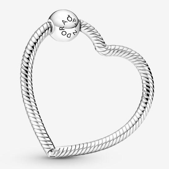 Pandora Moments Heart Charm Holder - Fifth Avenue Jewellers