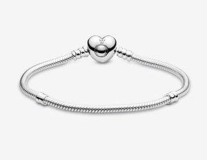 Pandora Moments Heart Clasp Snake Chain Bracelet - Fifth Avenue Jewellers