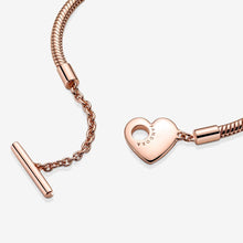 Load image into Gallery viewer, Pandora Moments Heart T-Bar Bracelet - Fifth Avenue Jewellers
