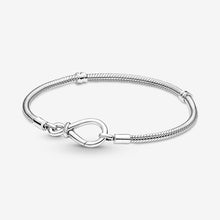 Load image into Gallery viewer, Pandora Moments Infinity Knot Snake Chain Bracelet - Fifth Avenue Jewellers
