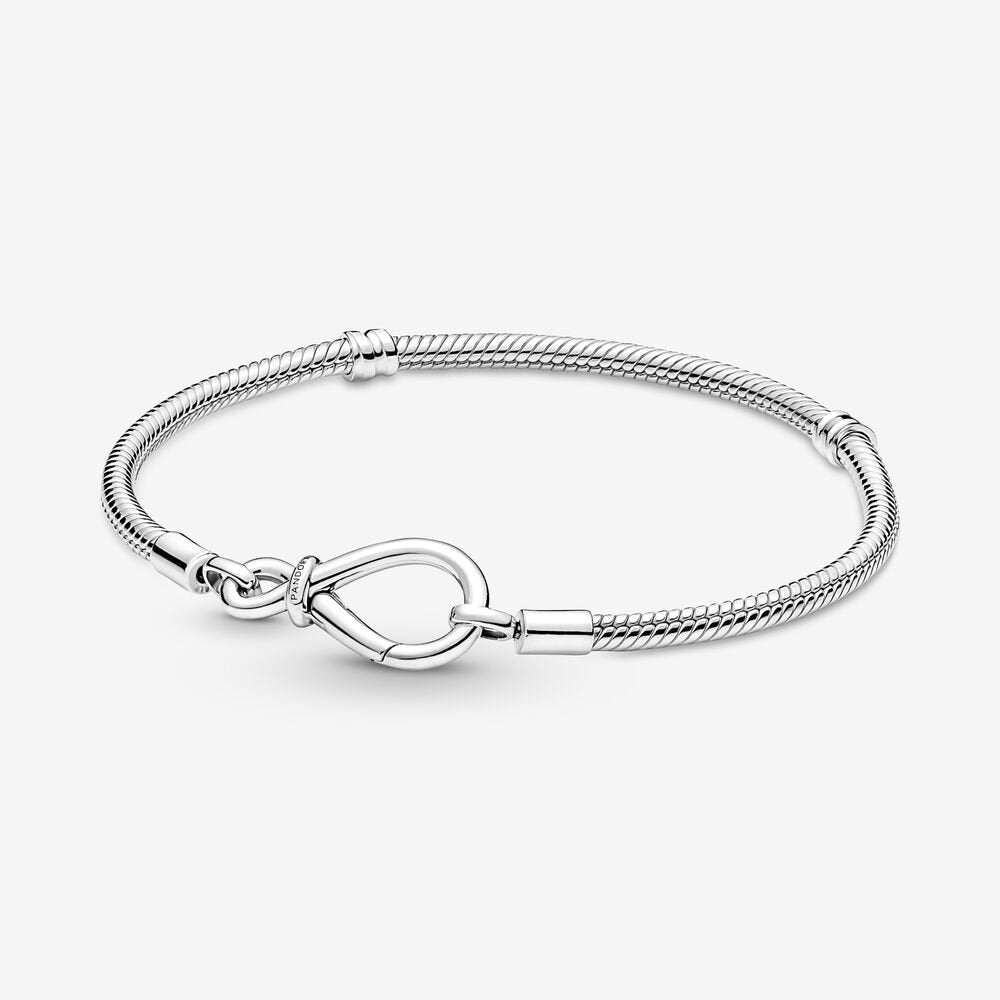 Pandora Moments Infinity Knot Snake Chain Bracelet - Fifth Avenue Jewellers